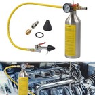 Ac Flush Kit Car Air Conditioner System Clean Canister With Pressure Gauge Auto