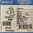 Brand New  Fasco A241 Draft Inducer Blower  3200 Rpm 208-230v 1 Speed Cwse