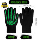 Halloween Skeleton Gloves Skull Bone Full Finger Gloves Glow In The Dark Christm