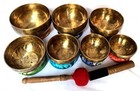 Chakra Healing Tibetan Singing Bowl Set Of 7 Hand Hammered Himalayan Meditations