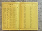 1944 West Virginia At Maryland Terrapins College Football Program - Great Cond 
