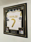 Cristiano Ronaldo Signed Real Madrid Ucl Jersey Framed With Coa