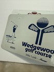 Vintage Metal Vanity License Plate Lot Of 2 Wedgewood Golf Course 