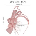 Fascinators Hats For Women 2025 Fascinator Headband Tea Party Hat Derby Pink