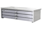 Stellar 39662   3  Drawer Heavy-duty Steel Toolbox- 11 25 h X 42 w X 16 75 d