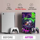 Vinyl Sticker For Ps5 Slim Disc Skin Playstation 5 Anime Console   Controller