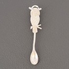 Vintage Sterling Silver 925 Tiny Spoon Charm Pendant Jewelry 1 5  Nos Tested 