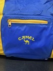 Vtg Joe Camel Duffle Bag Promo Blue   Yellow Sport Advertising Foldable Nos New