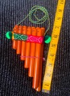 Vintage Pan Flute 13-pipe Cane Bamboo Zampona Woodwind Native Musical Instrument