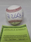 D j  Wilson Signed Autographed Rawlings Official League Baseball Cubs Coa D8