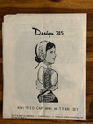 Laura Wheeler Child   s Knitted Cap Mitten Set Design 745 Knitting Patterns Mailed