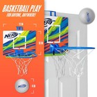 Nerf Mini Over The Door Basketball Hoop - Nerfoop Indoor One Size  Blue