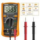 Lcd Digital Multimeter Ac Dc Voltmeter Ammeter Ohmmeter Volt Tester Leads Meter