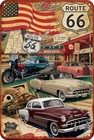 Vintage Racing Metal Sign  Retro Garage Tin Sign  Car Lover Gift wall Decor F   