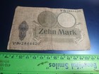 German Vintage Banknote   10 Mark  24-1741e 