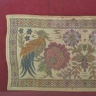 Framed Tapestry Floral Bird Design