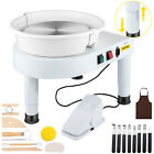 Vevor Pro 14  Pottery Wheel Ceramic Machine Foot Pedal 16pcs Shaping Tools Apron