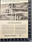 Sikorsky Aircraft Stratford Connecticut Living Vintage Print Ad 1963