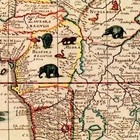 Old World Exploration African Continent Latin Africa Map 1660 24 x18 