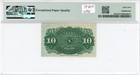 10 Cents Fourth Issue Fractional Currency Fr 1261 65 Epq ppq Pmg 1999064-001