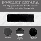 2 Pcs Seat Belt Shoulder Pads  Soft Fluffy Plush Seat Belt Shoulder Strap Black