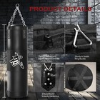 Punching Bag For Adults  4ft Heavy Boxing Bag Set With 12oz Boxing Gloves  Mma K