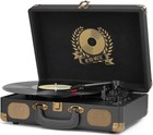 Portable Bluetooth Vinyl Record Player - 3-speed Vintage Turntable With Speakers