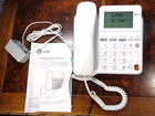 At t Phone Answering System Corded Model Cl4940 Landline Large Display White