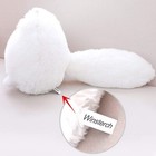 Cat Stuffed Animal Toys Gift Plush Cat Animal Baby Doll  Fat White 10inches