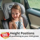 Chicco Kidfit Cleartex Plus 2-in-1 Booster Car Seat Drift grey