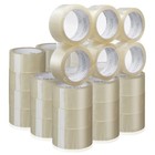 36 Rolls Carton Sealing Clear Packing Tape Box Shipping - 2 Mil 2  X 55 Yards