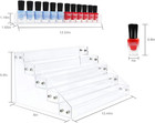 Nail Polish Organizer  5 Layers Acrylic Display Rack  Cosmetics Storage  Unisex