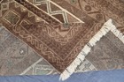 3x5 Antique Afghan Handmade Caucasian Rug  Rugs For Kitchen   Beige Entryway Rug