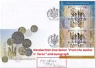 Fdc   Kyiv Fd Stamp  trident Of Independence   Sheet  Signed Artist 2024