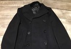 Us Navy Peacoat Wool 60s Kersey Men   s Size 38r Military Vintage 1968 Vintage