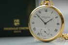 Vintage 1999  n Mint W  Case  Frederique Constant 17j Hand Winding Pocket Watch