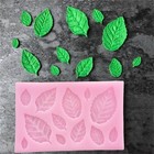 Leaf Shaped Silicone Mold Leaves Cake Decor Fondant Cookies Moulds Baking  n8