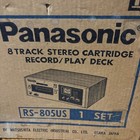 Vtg Panasonic 8-track Player New Old Stock Rare Gem Rs-805us Missing Manual
