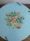 Vintage Harvey Blue Sewing Box With Vintage Sewing Accessories  Rare Find 