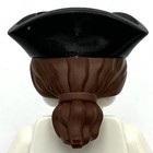 Lego New Minifigure Hair Combo Hair W  Hat Long Hair Ponytail Part