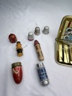 Vintage Travel Sewing Kit   Leather Case New Old Stock   Advertising Sewing Kit