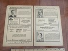 Rare 1901 Pittsburgh Pirates Baseball Program     Honus Wagner Pictured