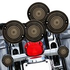 4x Blinker Lens Smoke Harley Turn Signal Touring Pancake Road Glide Electra 