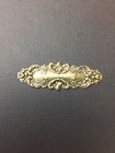 13273           Brass Oxidized Victorian Tag Ornament Jewelry Finding