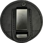 Boston Leather Round Badge Holder  Chicago Police Star With Ball Tips  600-5021 