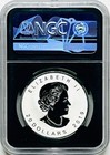 2019  20 Canada 1oz Silver Incuse 24k Gold Gilt Maple Leaf Ngc Reverse Pf70 Fdop