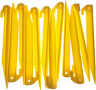 9 Inch Plastic Tent Stakes -12 Pcs Heavy Duty And Larger Durable Tent Pegs Spike