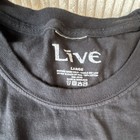 Live Tour 2024 Black T-shirt Large Rock Band Original Memorabilia