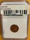 1909-vdb Lincoln Cent _ngc_ Ms 65 Rb