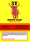 Medium Ca Glue - 2  4 Oz Bottle - Super Glue Adhesive - Cyanoacrylate
